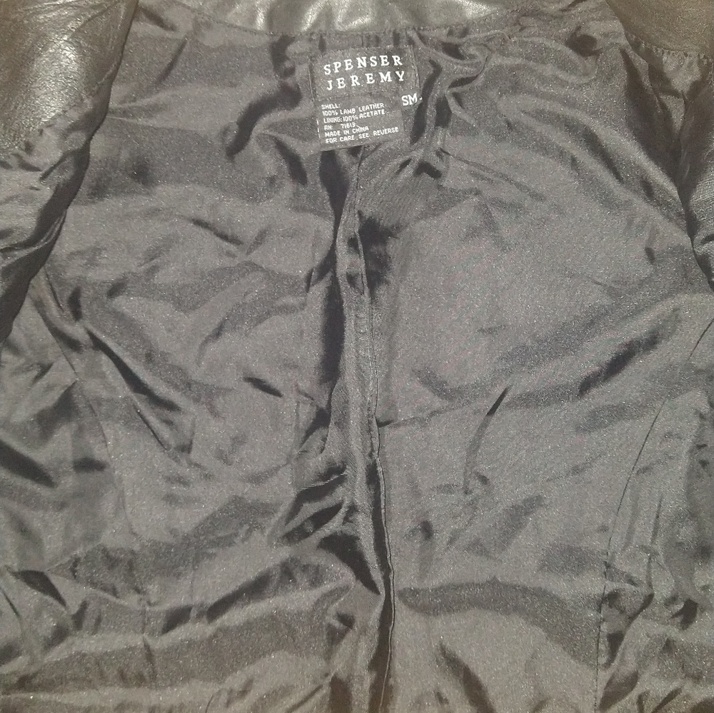 Lamb Leather Mini Jacket - image 5